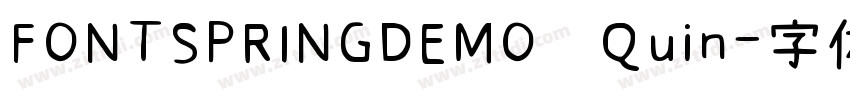 FONTSPRINGDEMO  Quin字体转换